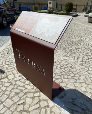 Leggio metallico da esterno